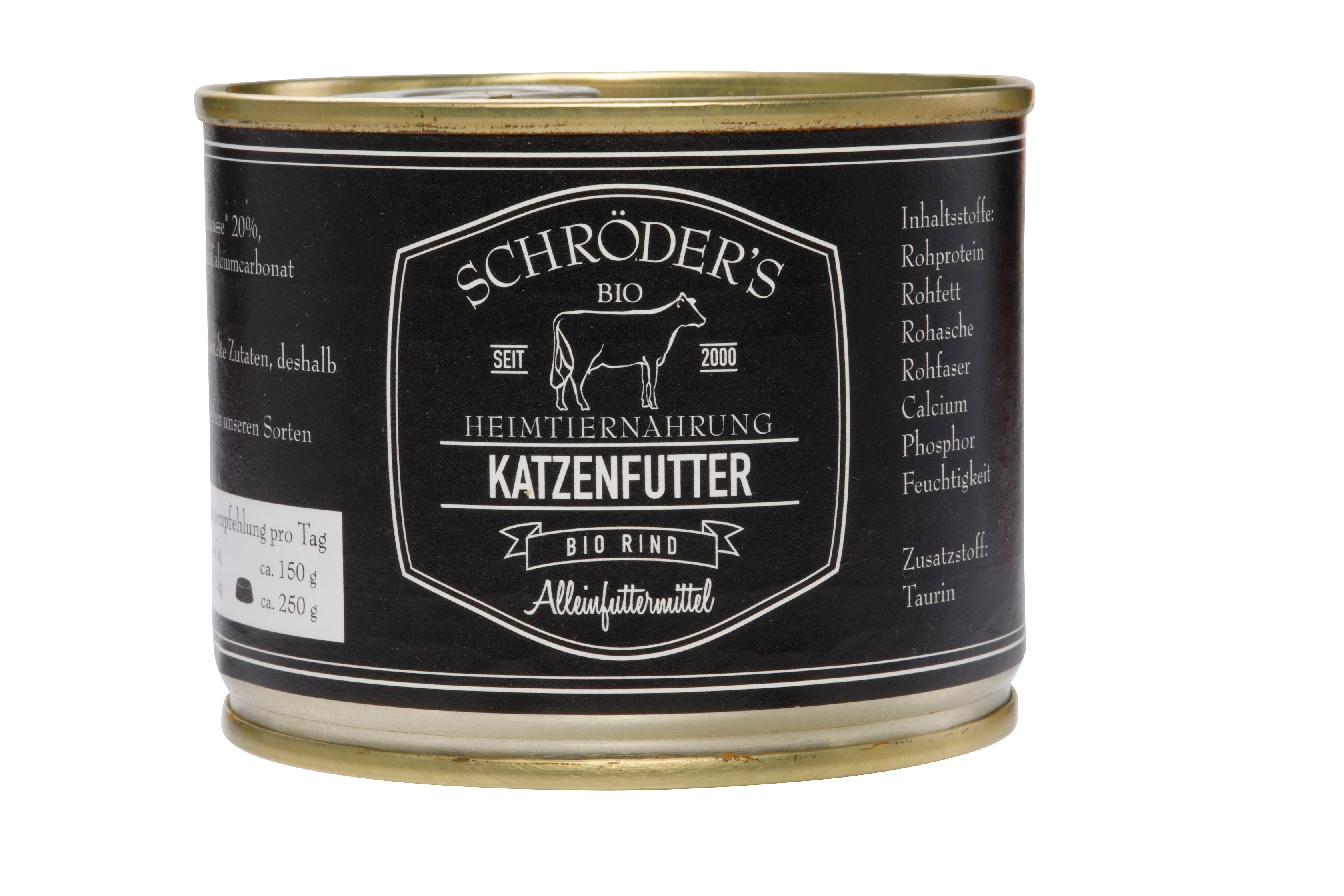 Rindermahlzeit Katze 12 x 200g