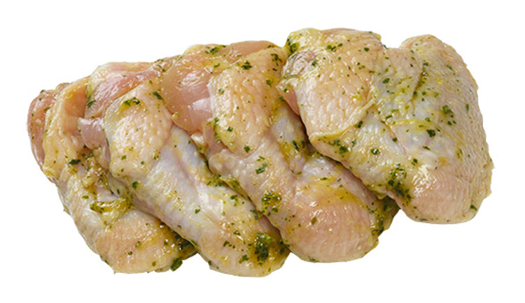 Hähnchenflügel in Bärlauchmarinade