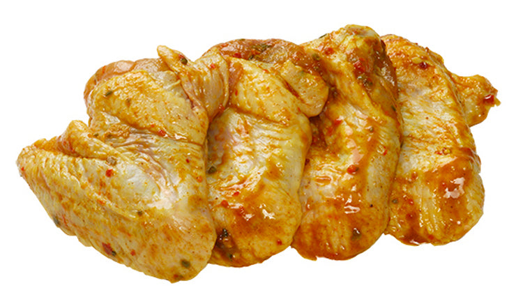Hähnchenflügel in Currymarinade