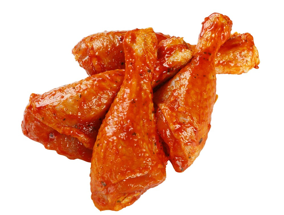 Hähnchenunterkeule in Barbecuemarinade ca. 400g