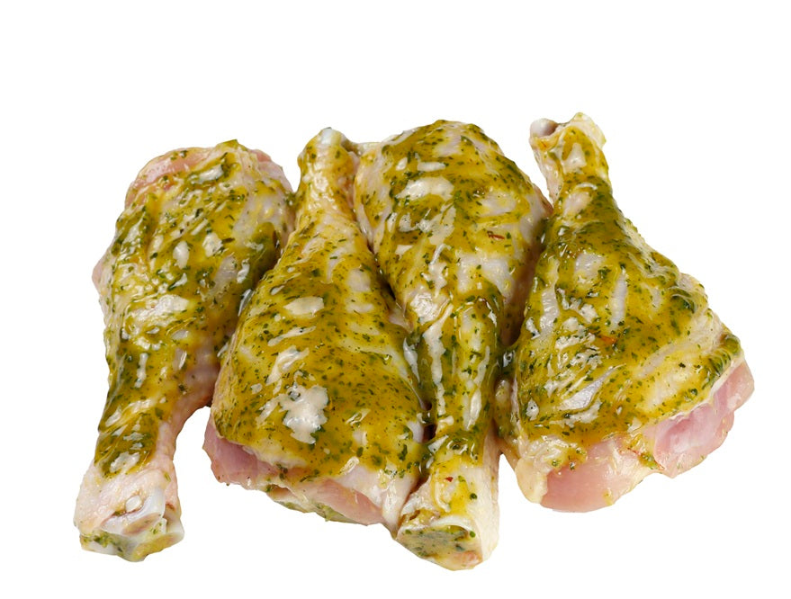 Hähnchenunterkeule in Bärlauchmarinade ca. 400g