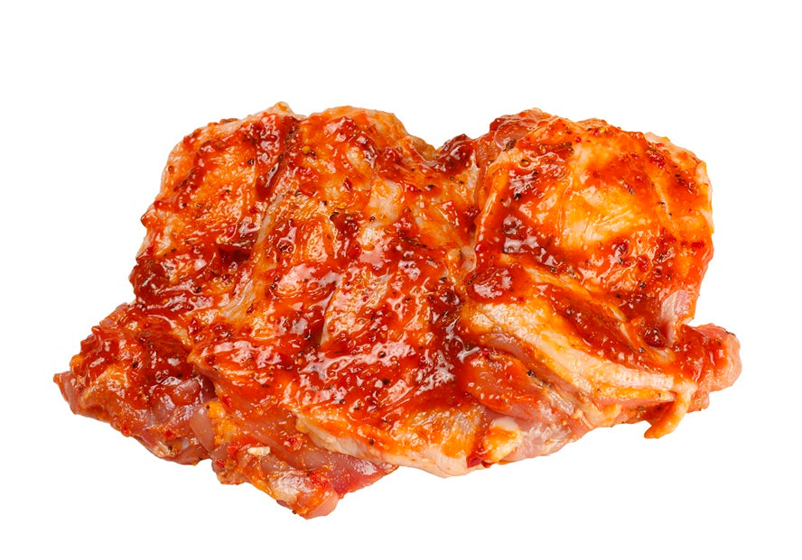 Hähnchenkeulensteaks in Mexicomarinade