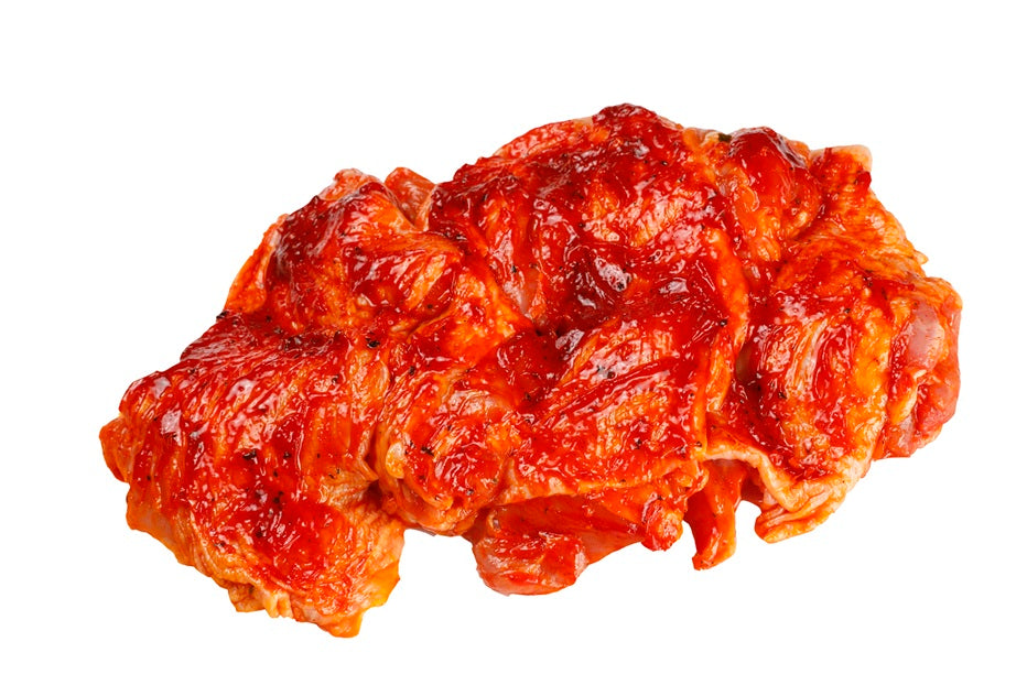 Hähnchenkeulensteaks in Barbecue Marinade