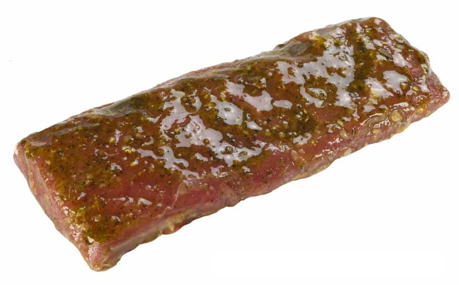 Lammlachs in Kräuter-Knoblauchmarinade