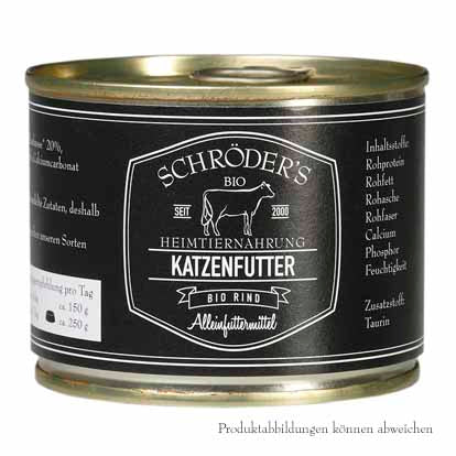 Katzenfutter Rind, klein