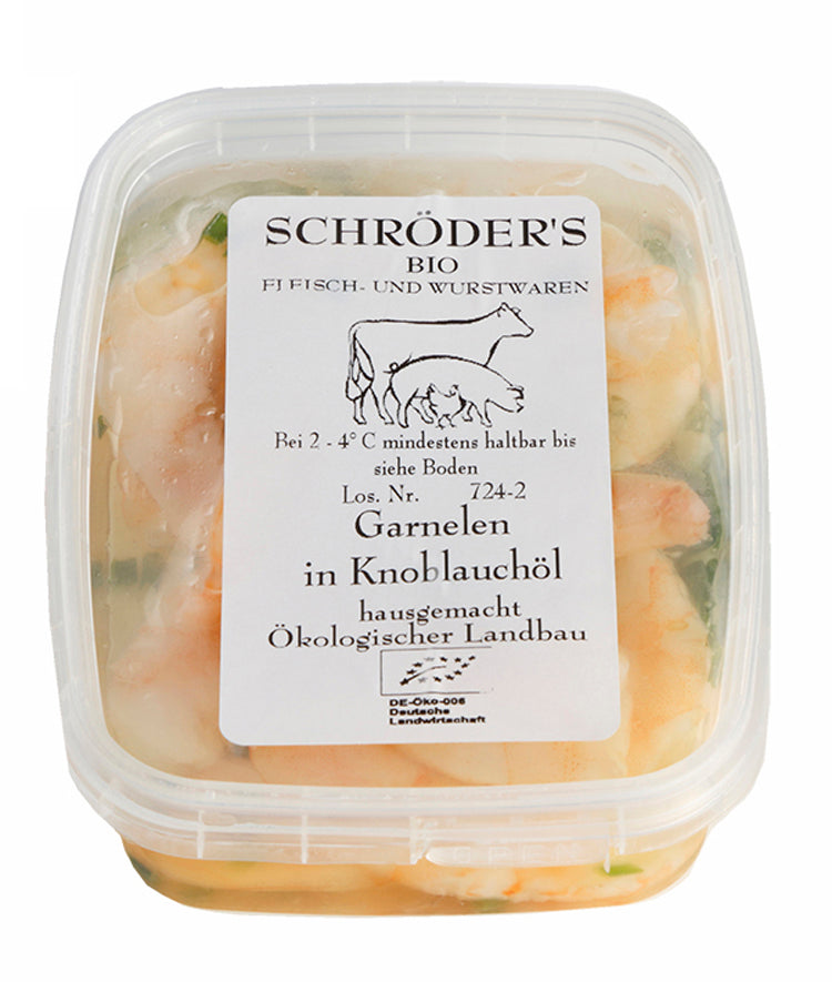 Garnelen in Knoblauchöl 150g