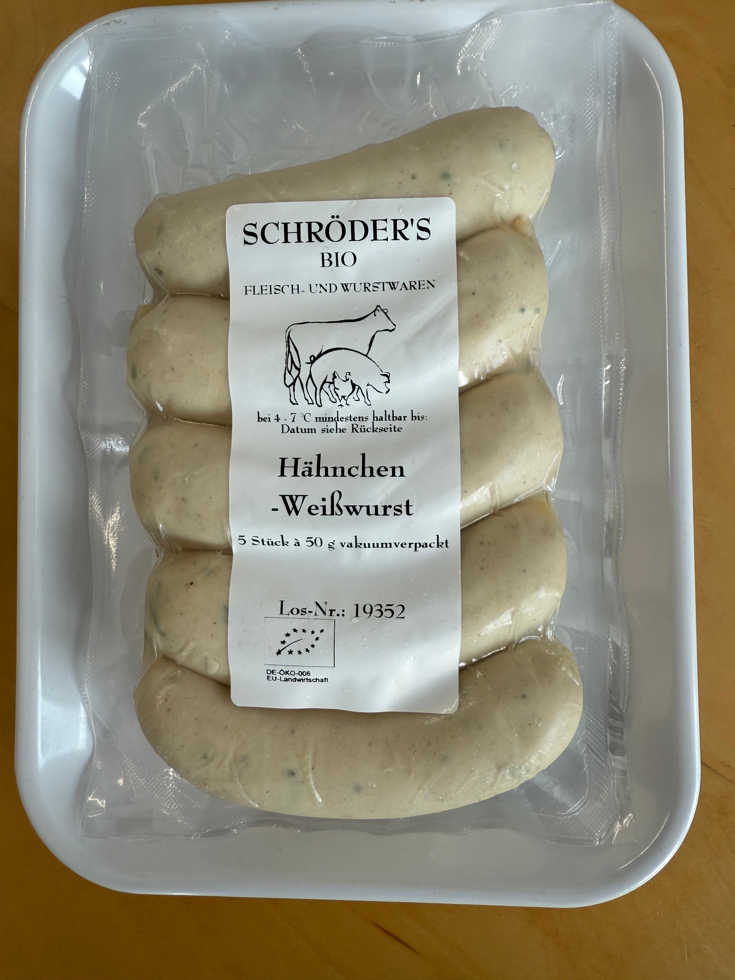 Hähnchen-Weißwurst