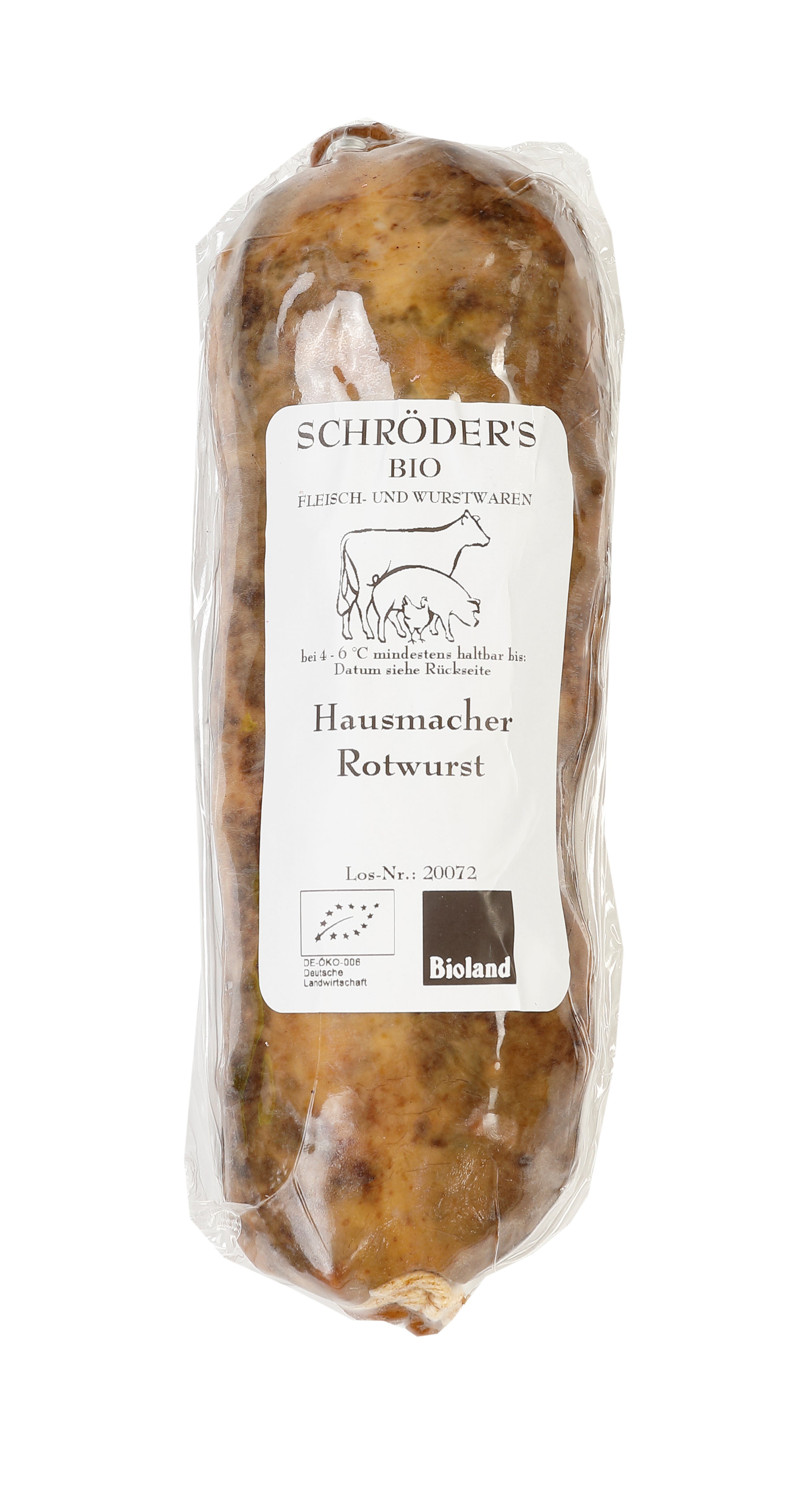 Haumacher Rotwurst im Naturdarm Geräuchert ca.350g