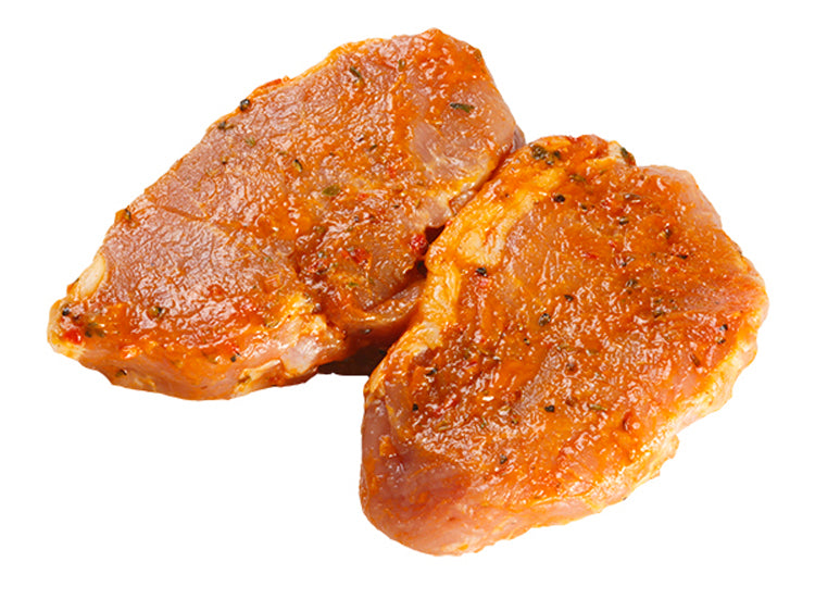 Schweinelachssteaks in Mexikomarinade