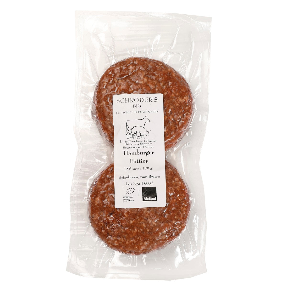 Hamburger Patties TK ca. 340g