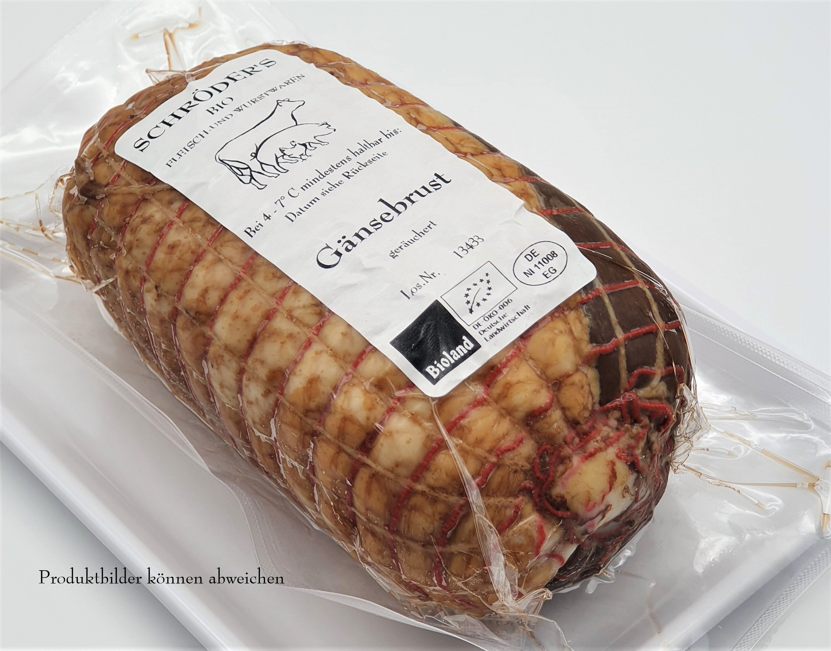 Gänsebrust geräuchert im Stück